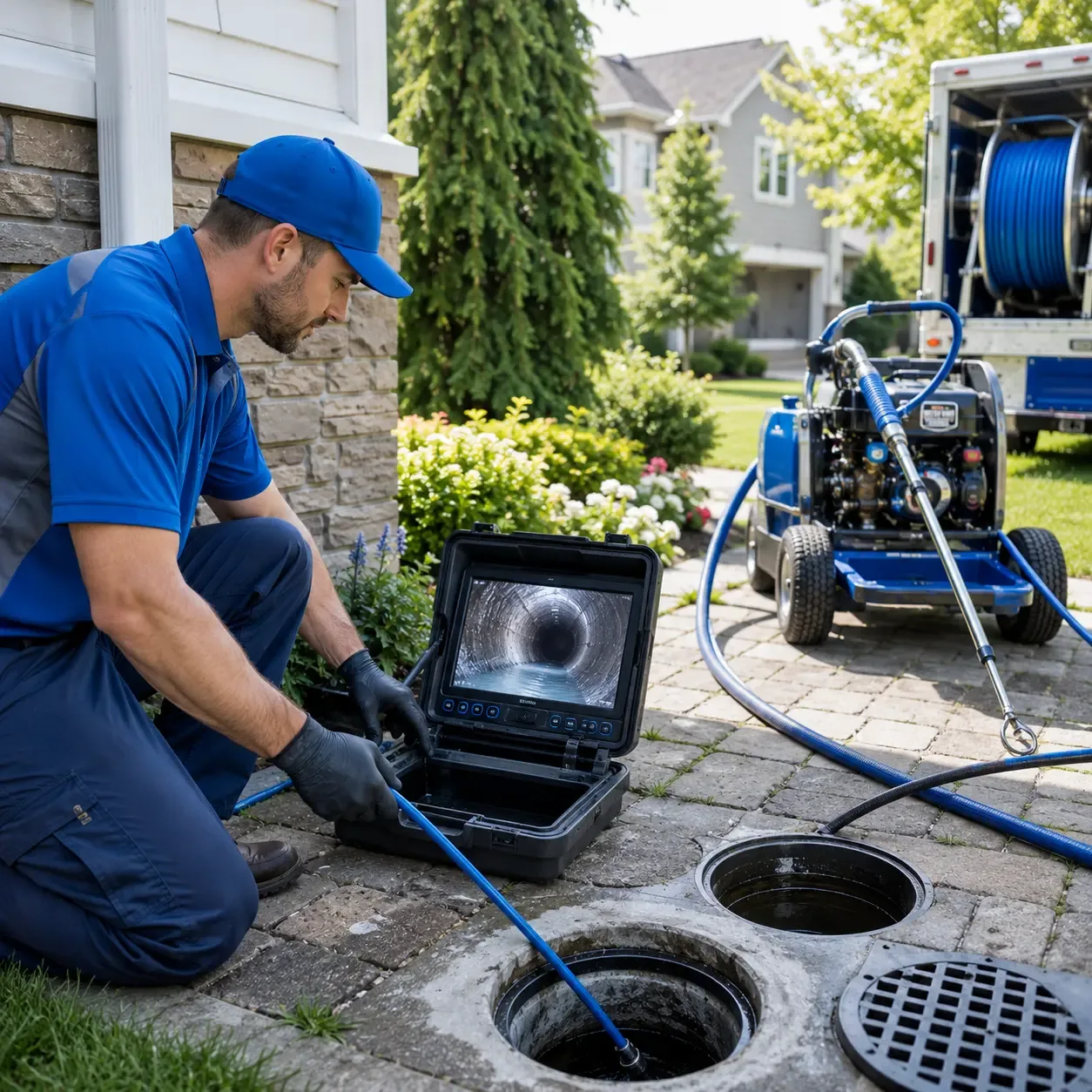 Outdoor drain cleaning professionals serving Lake In The Hills, IL