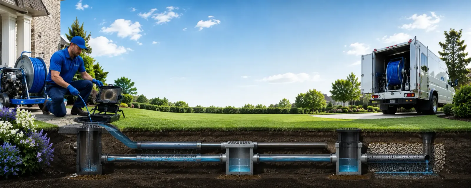 Outdoor drain cleaning information for Lake In The Hills, IL